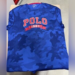 Blue Men’s Camouflage Polo Ralph Lauren  1967 Shirt